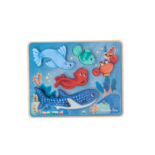 Moulin roty - Puzzle sensoriel Les aventures de Paulie - 1an+