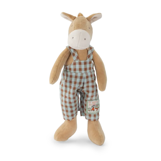 Moulin roty - La Grande Famille - Peluche Hugo le cheval - Les petits frères -naissance+