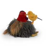 Moulin roty - Tout autour du monde - Poule en peluche - naissance+