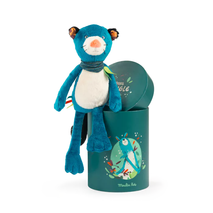 Moulin roty - Dans la jungle -  Poupée panthère Zimba (en boîte) - naissance +