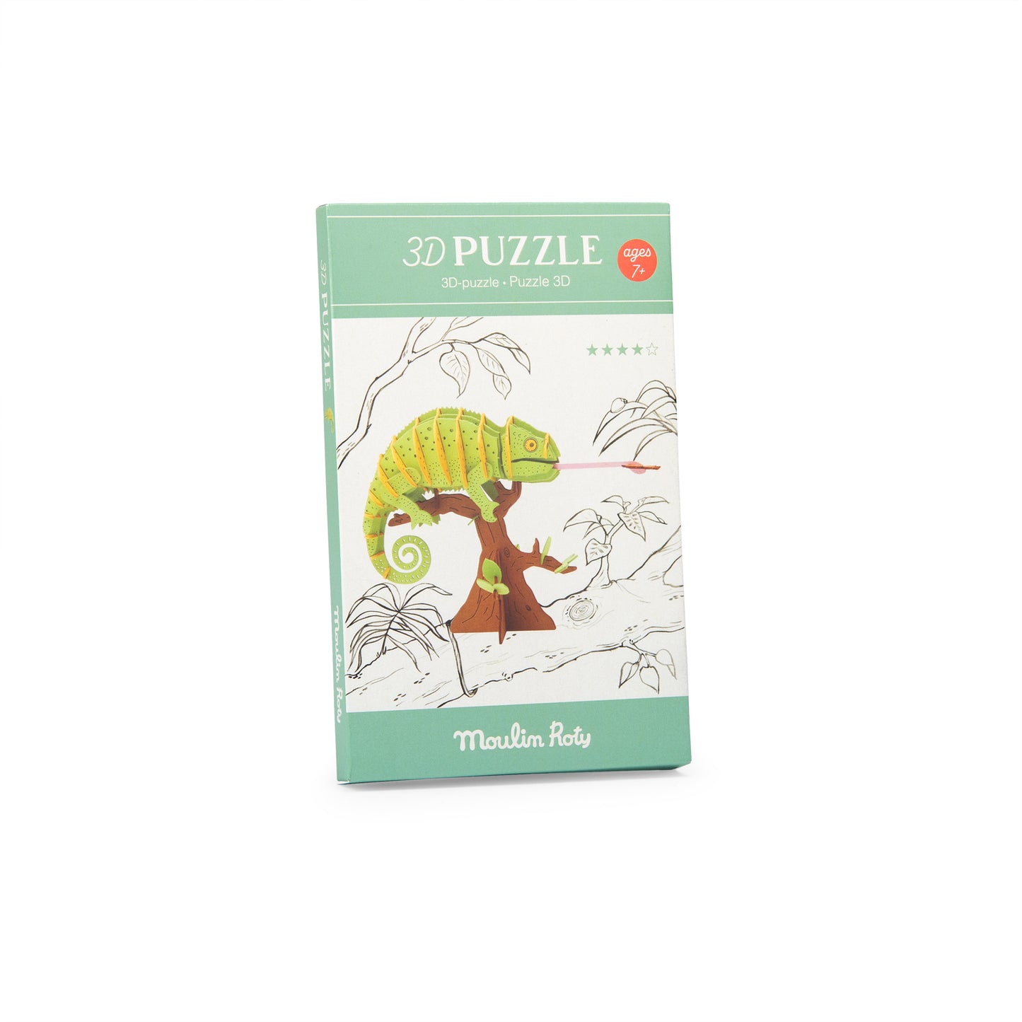 Puzzle 3D Caméléon - Tout autour du monde - 3 ans+