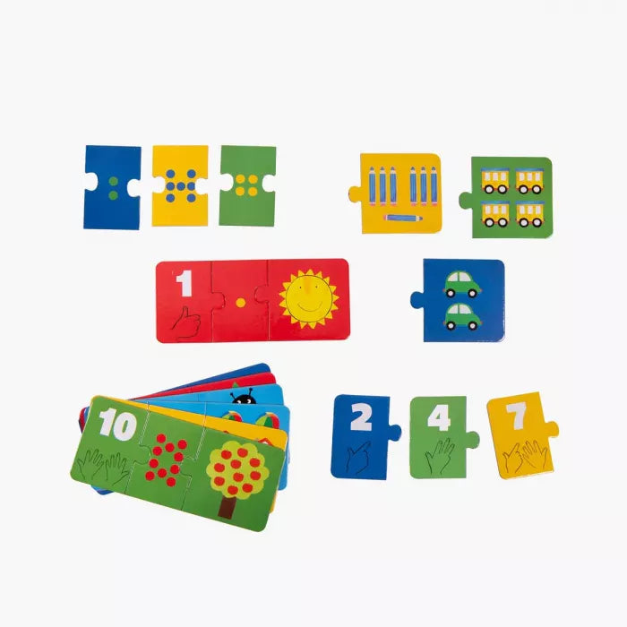 Moulin roty les popipop puzzle chiffres 1 à 10