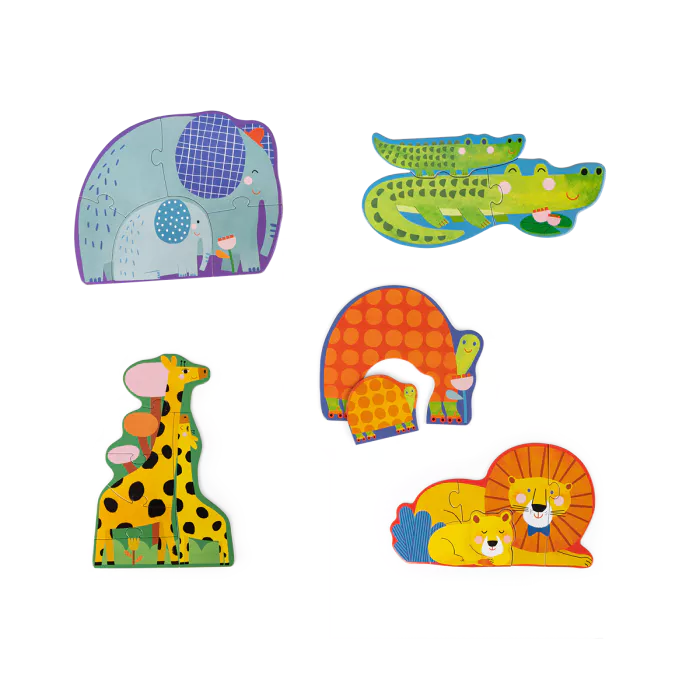 Moulin roty - puzzle évolutif - les animaux - les toupitis