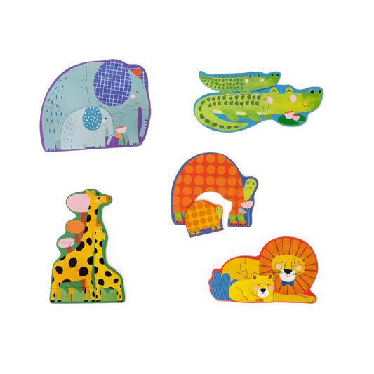 Moulin roty - puzzle évolutif - les animaux - les toupitis