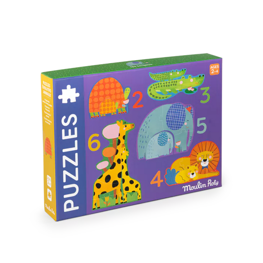 Moulin roty - puzzle évolutif - les animaux - les toupitis