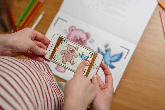 Cahier de dessin animé - blinkbook - les émotions - 3 ans+