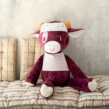 Lilliputiens - Grande peluche vache - Rosalie - 50 cm