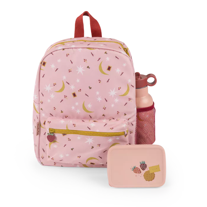 Sac à dos pour enfant de couleur rose Moulin roty