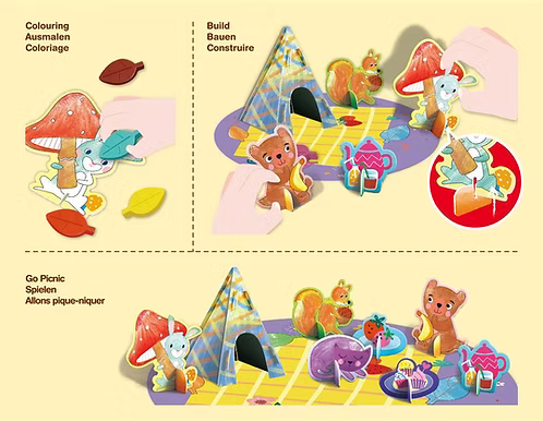Avenir - Blocs de crayons de cire - go picnic - 3 ans+