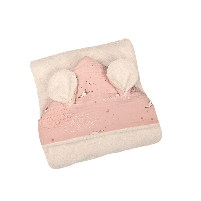 Moulin roty - sortie de bain rose - la petite école de danse