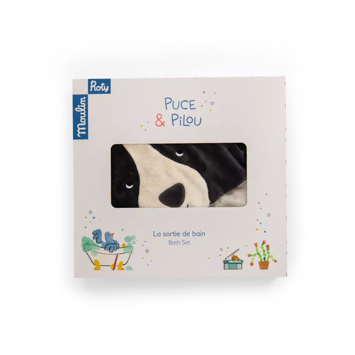 Moulin Roty - Sortie de bain Puce & Pilou