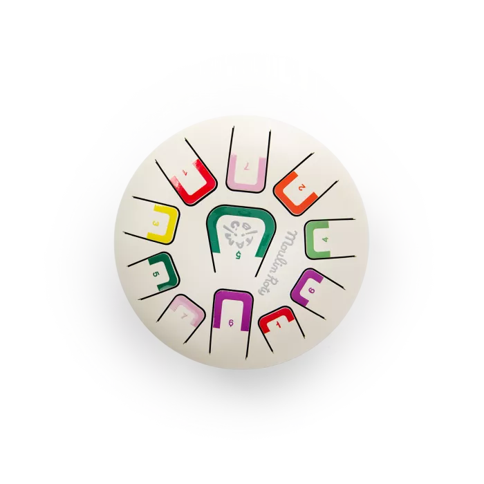 Moulin roty - tambour à languettes blanc - après la pluie