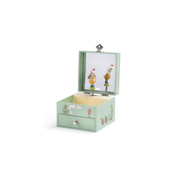 Moulin Roty - boîte à musique coffret - trois petits lapins - naissance+