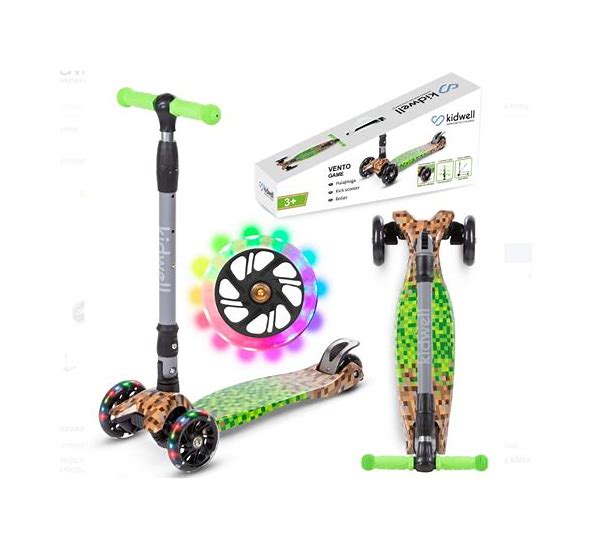 Trottinette multicolore 3 en 1 Rigide et sûre