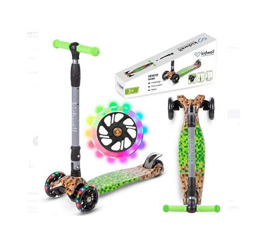 Trottinette multicolore 3 en 1 Rigide et sûre