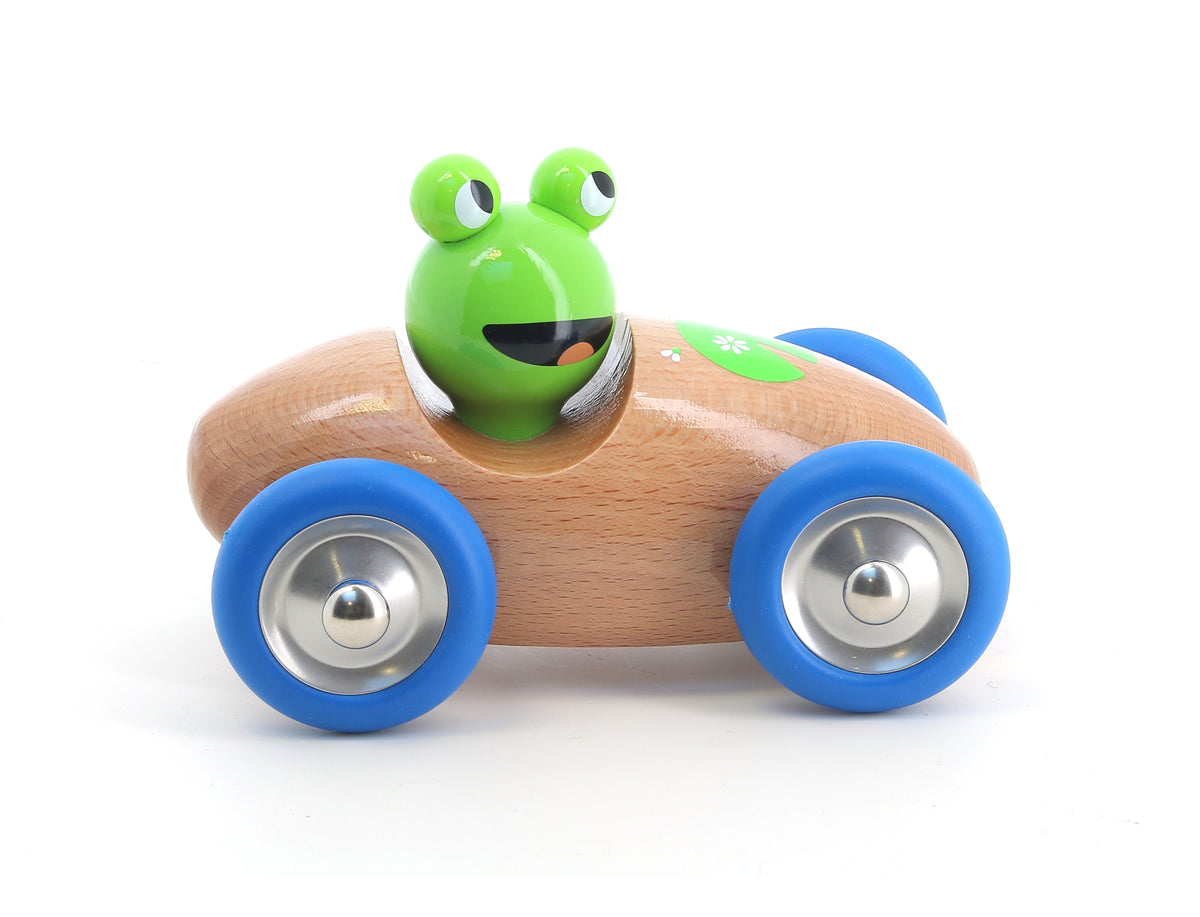 Vilac - En voiture Babeth la Rainette - voiture en bois - 1 an+