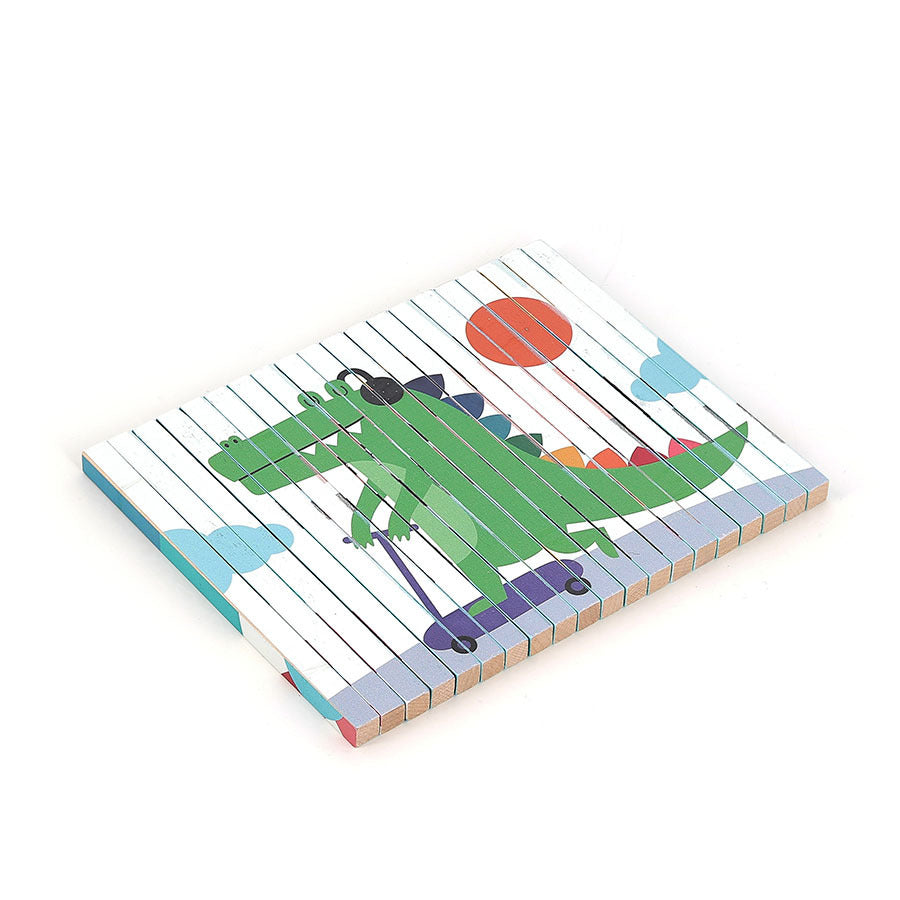Vilac - Puzzle 4 Dimensions, Les animaux - Andy Westface - 5 ans+