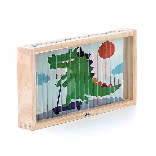 Vilac - Puzzle 4 Dimensions, Les animaux - Andy Westface - 5 ans+