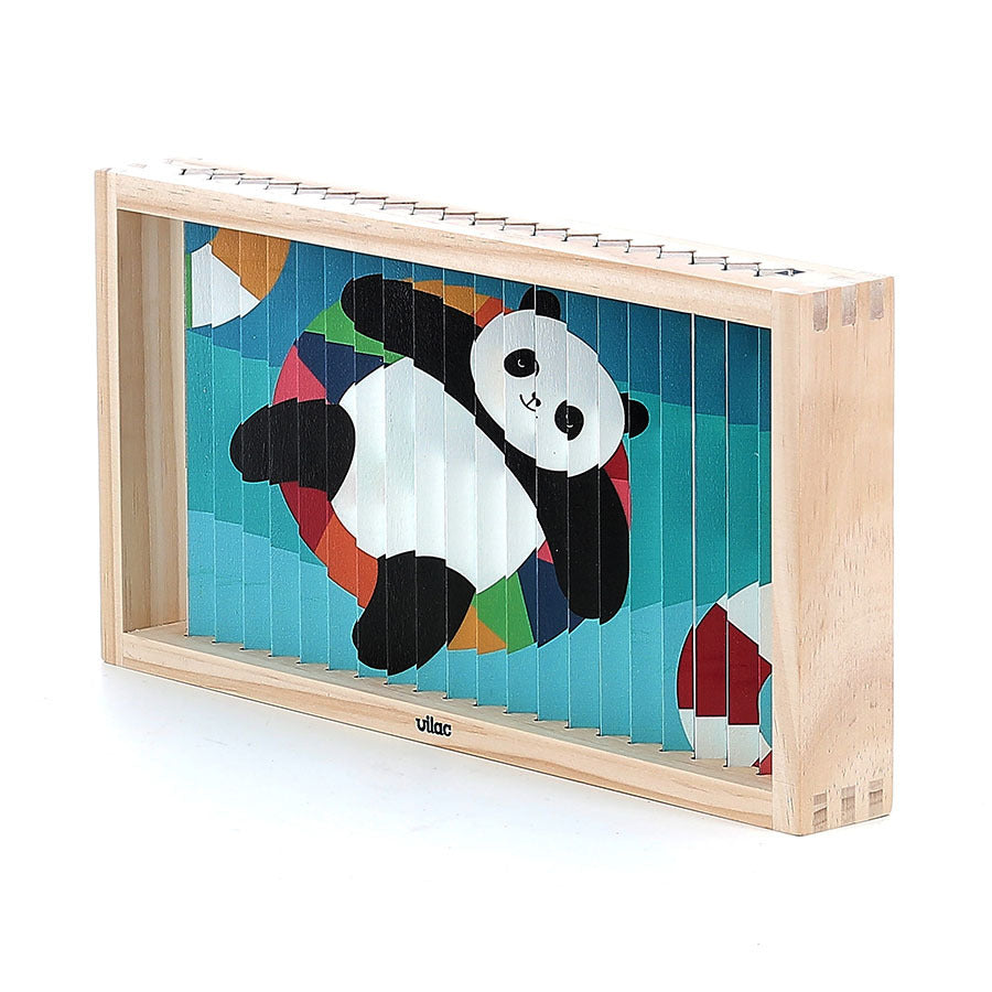 Vilac - Puzzle 4 Dimensions, Les animaux - Andy Westface - 5 ans+