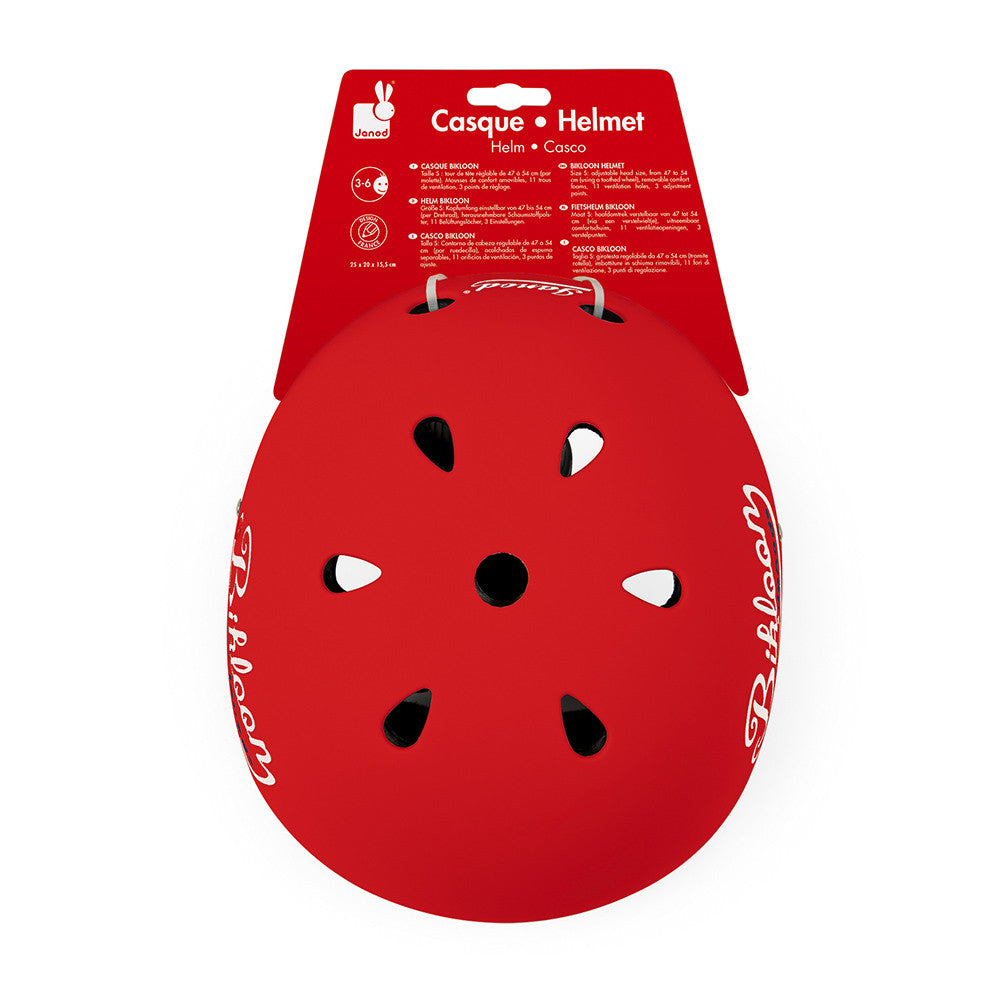 Janod - Casque rouge pour draisienne