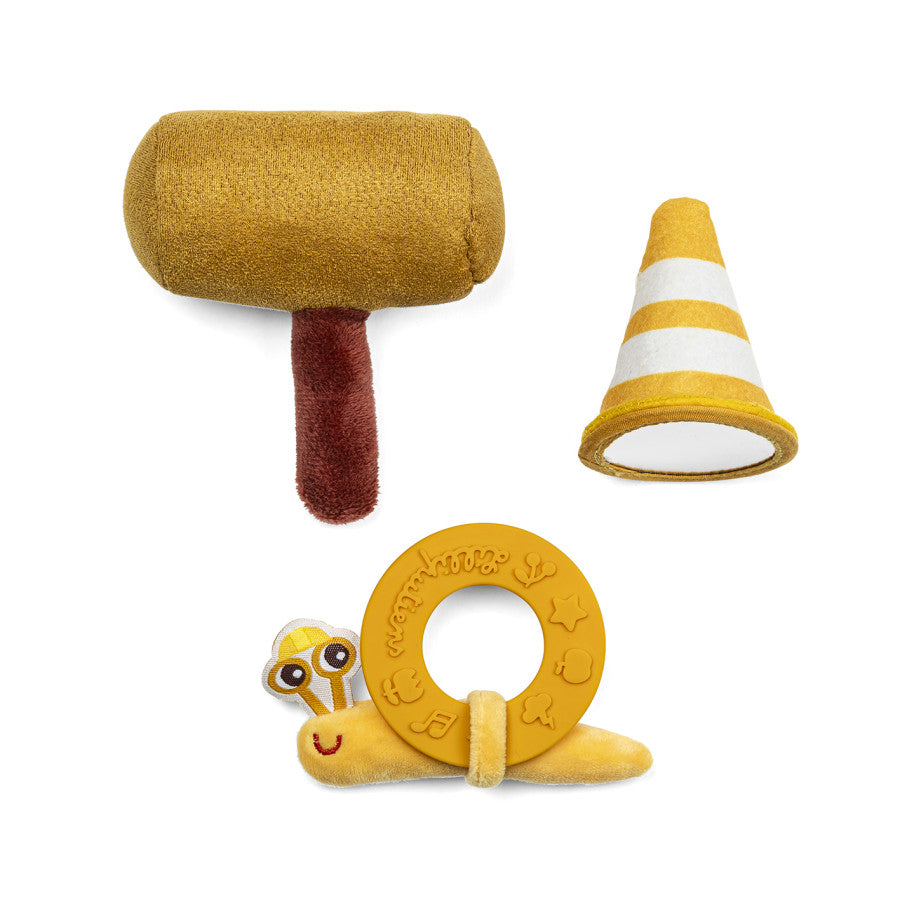 Lilliputiens - Peluche Jules le chien - Bricoleur découvertes