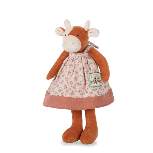 Moulin Roty - La Grande Famille - Peluche Charlotte la vache - Les Petits Frères