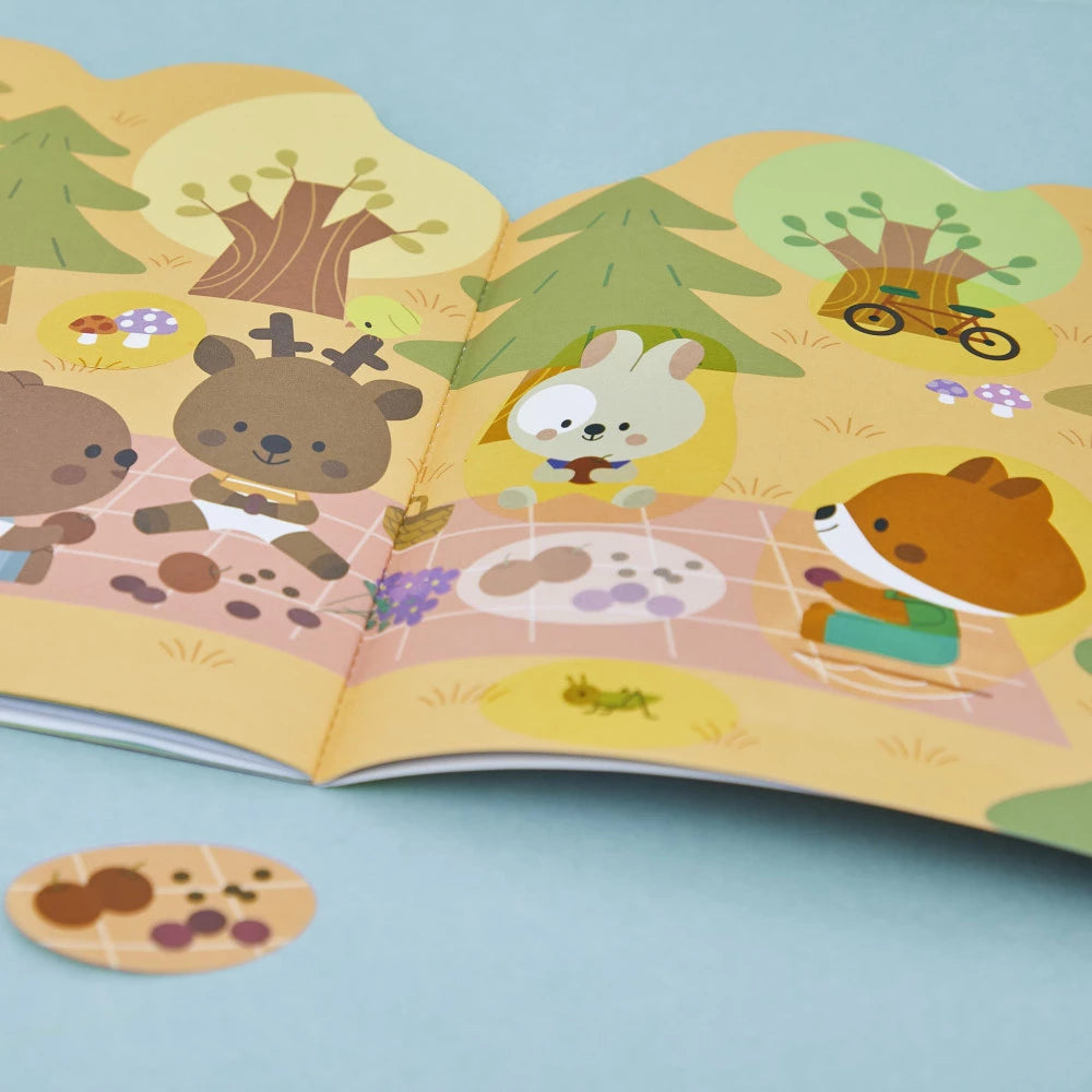 Janod - Cahier de stickers - La fôret