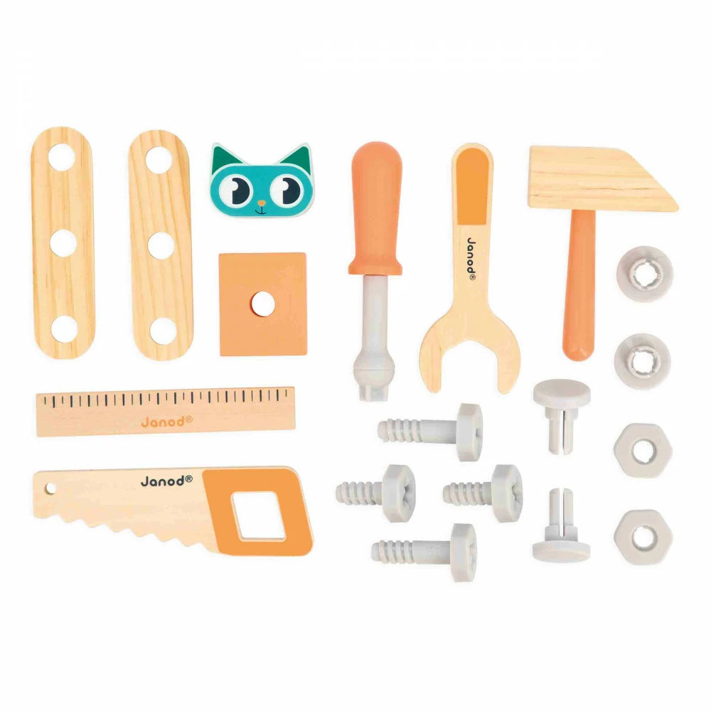 Janod - Camion bricolage à tirer - Brico'kids