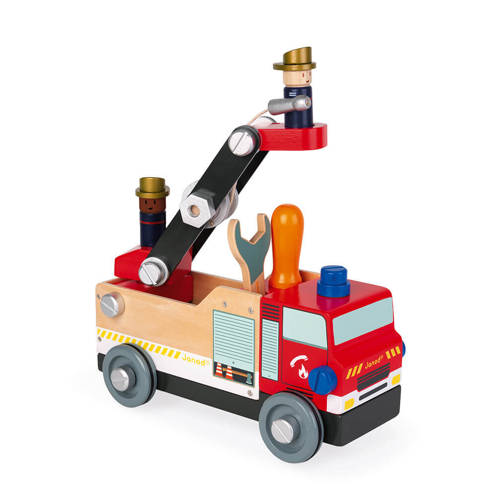 Janod - Camion de pompiers - Brico'Kids