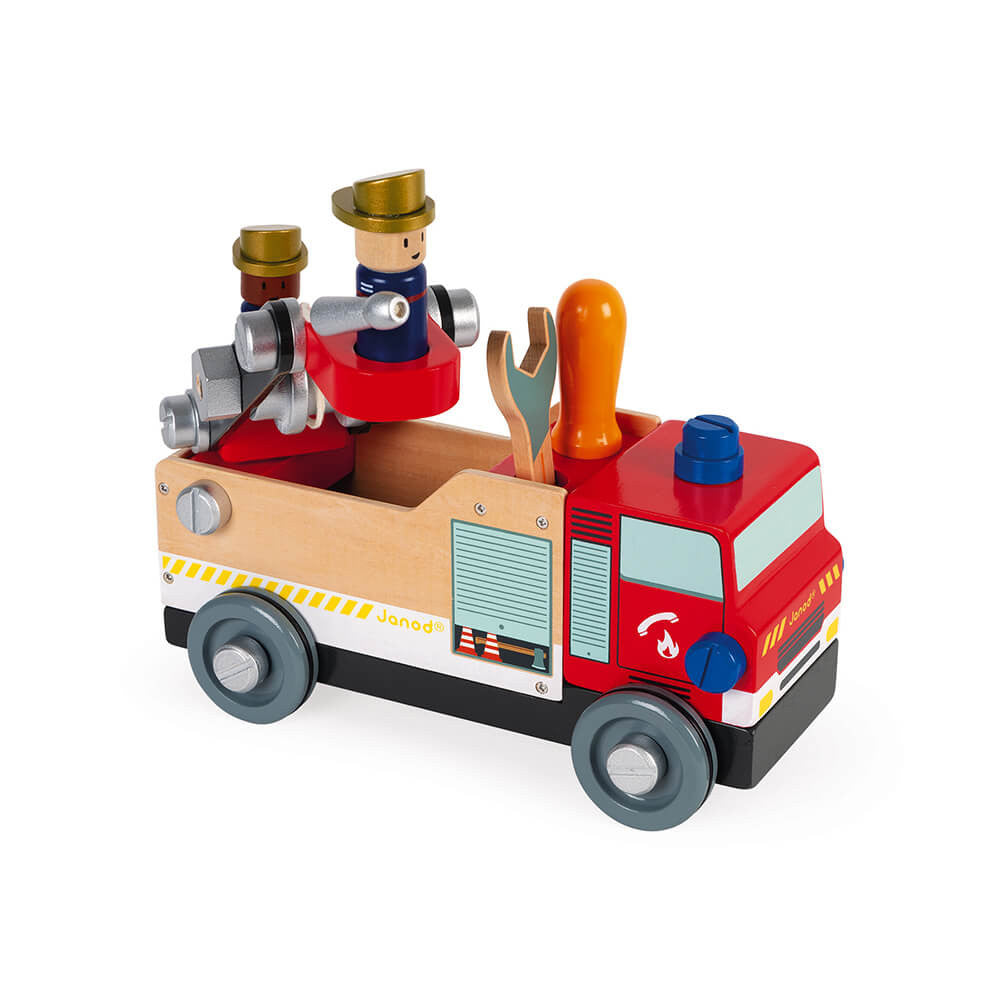 Janod - Camion de pompiers - Brico'Kids