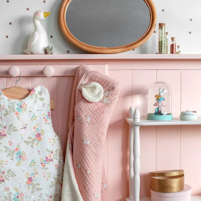 Moulin roty - sortie de bain rose - la petite école de danse