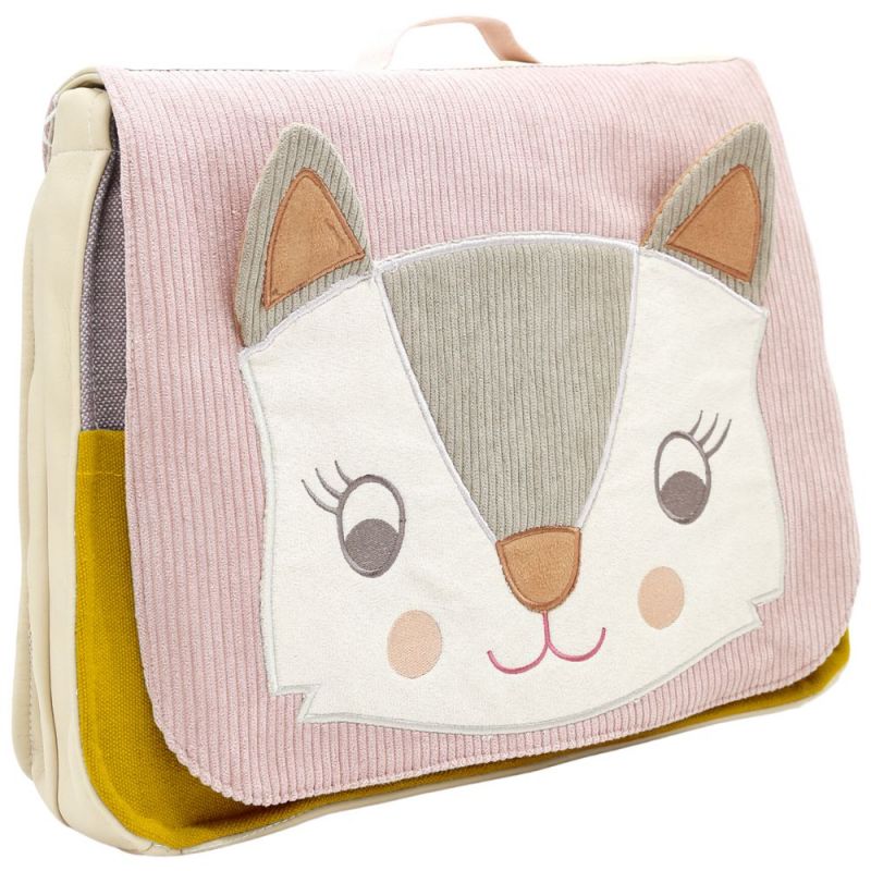 Cartable personnalisable maternelle enfant - chat -3 ans+