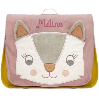 Cartable personnalisable maternelle enfant - chat -3 ans+
