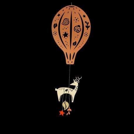 MOBILE MONTGOLFIERE DAIM SIENNA