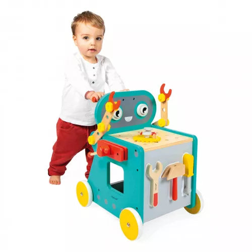 Janod - Chariot Robot Brico'Kids  - 🧒 18 mois+