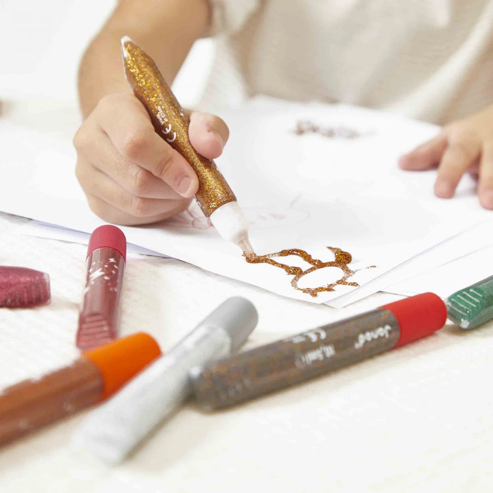 Janod - Colle à paillettes x 9 tubes