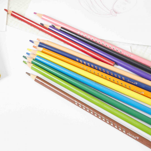 Janod - Crayons de couleur x 12