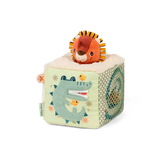 Lilliputiens - Cube d'activités sonore Jack le lion - 10 mois+