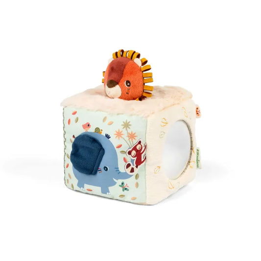 Lilliputiens - Cube d'activités sonore Jack le lion - 10 mois+