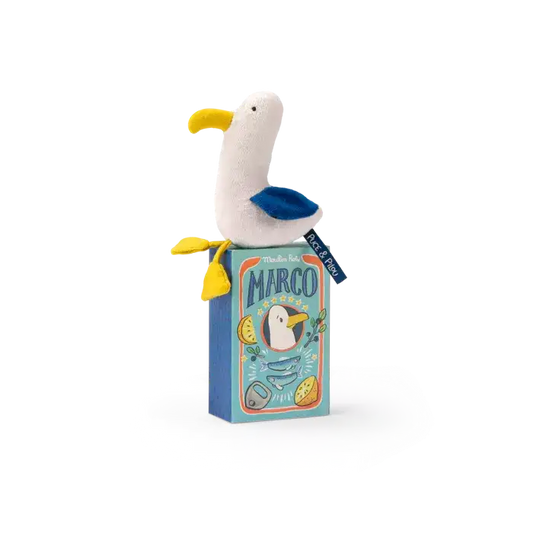 Moulin Roty - Poupée hochet goéland Marco - Puce & Pilou