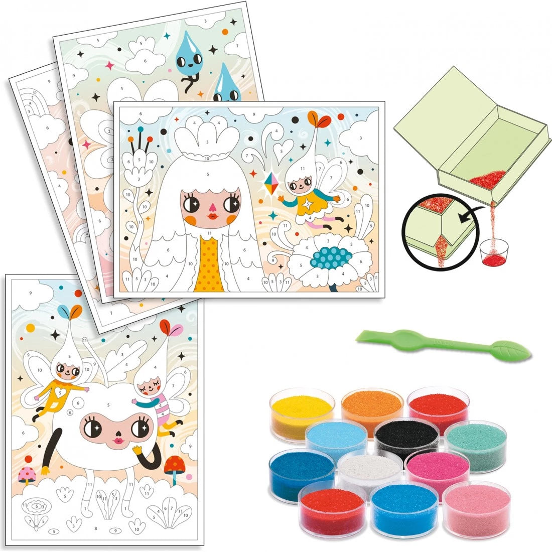 Djeco - Tableaux de Sable - A croquer - 5 ans+
