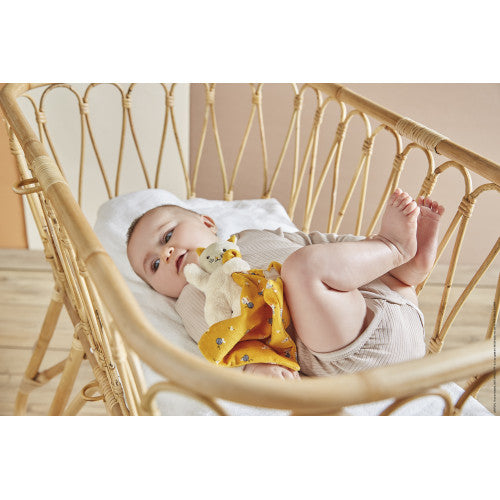 Kaloo - Doudou Chat Jaune - Carré douceur