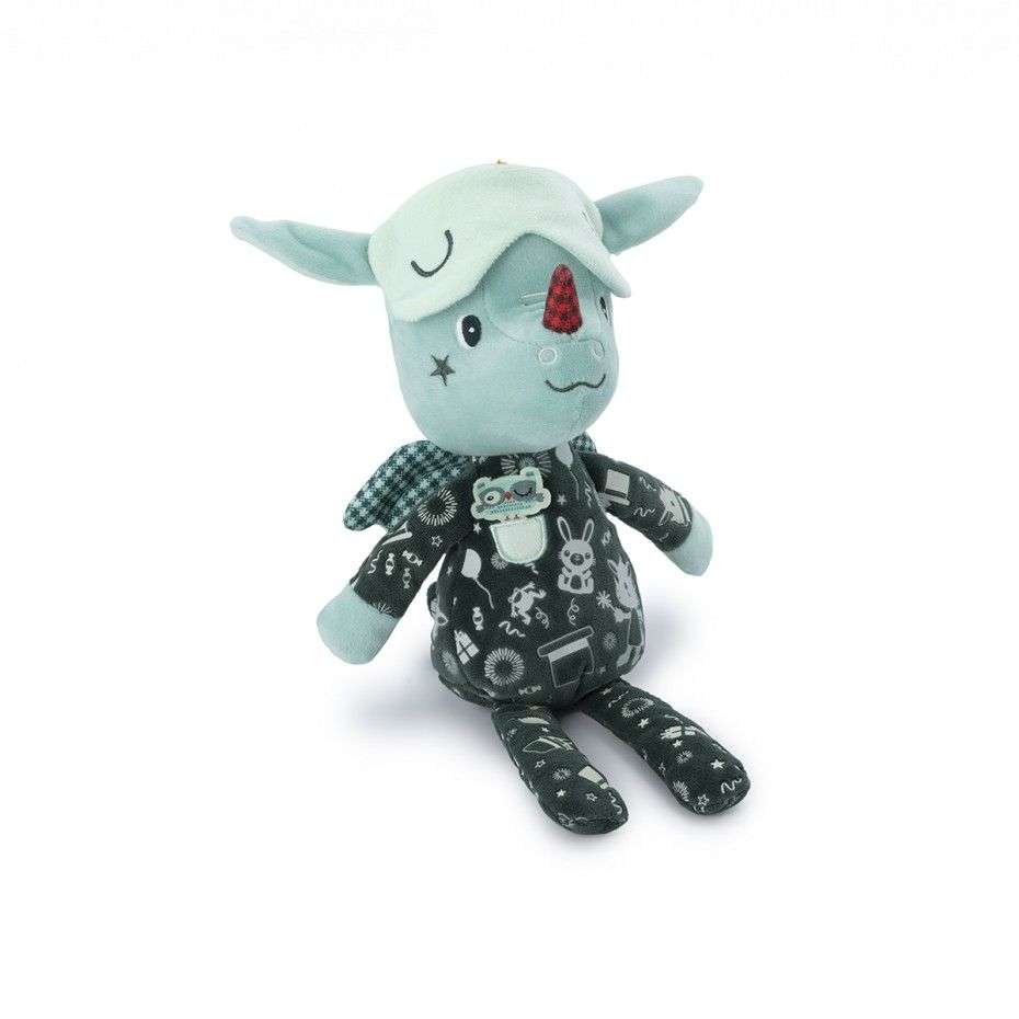 Lilliputiens - Peluche ami de la nuit Joe le dragon