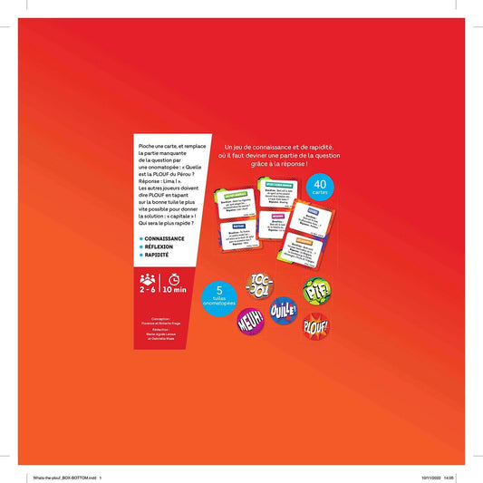 Hachette - what's the plouf - jeu de société