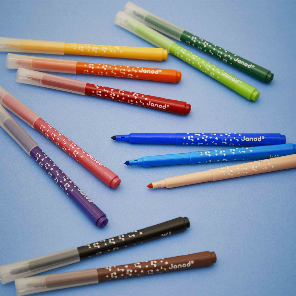 Janod - Feutres longue durée X 12