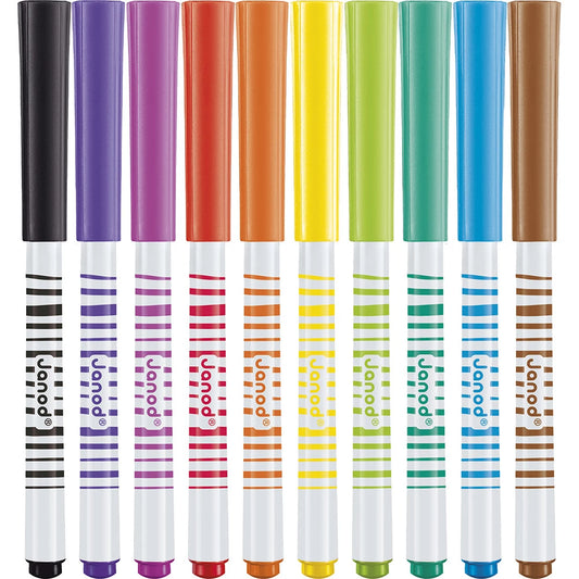 Janod - Feutres pinceaux x 10