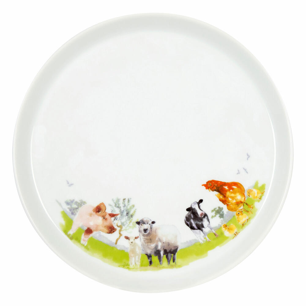 Konitz - Assiette plate - Animaux de la ferme