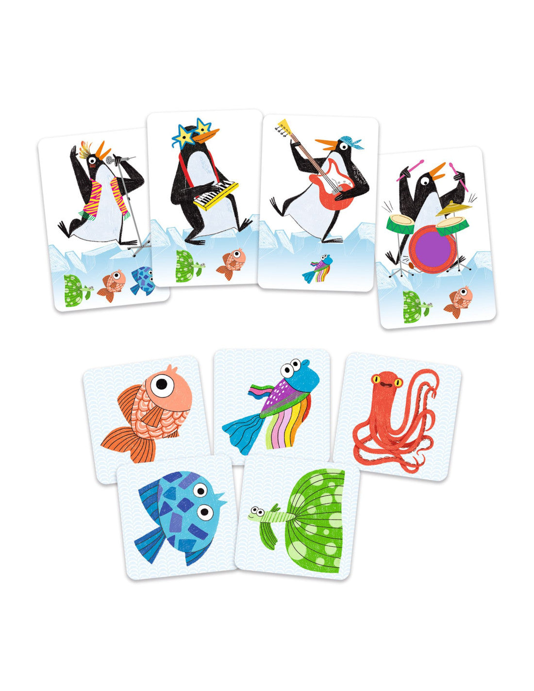 Djeco - Rock Band - Jeu de cartes de stratégie - 🧒 4 ans+