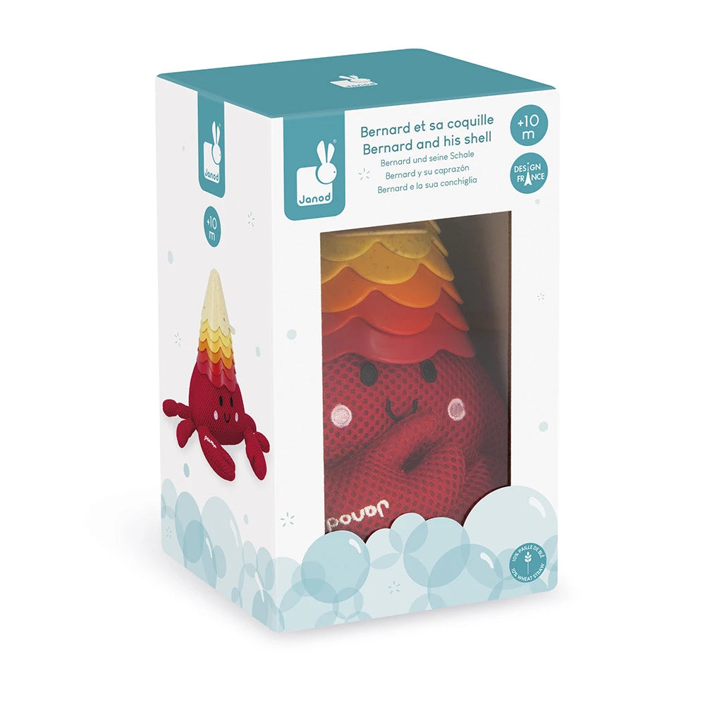 Janod - Jouet de bain - Bernard et sa coquille