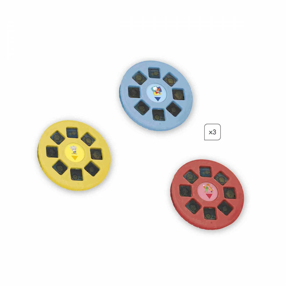 Janod - lampe sonore merveilleuse l'heure des bisous - lampe à histoires